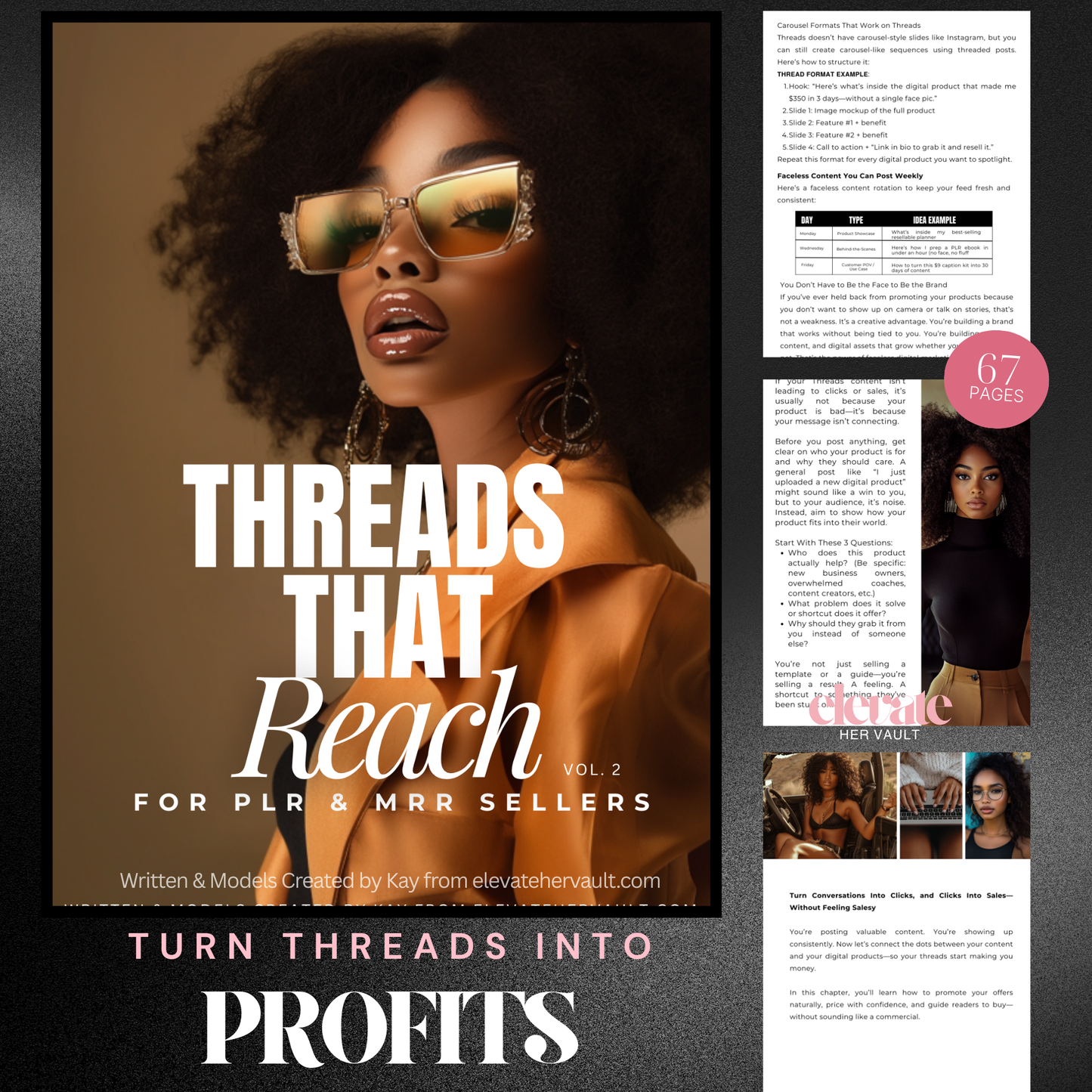 Threads That Reach Vol. 2 Melanated Edition Threads Growth & Sales Blueprint – MRR Digital Product