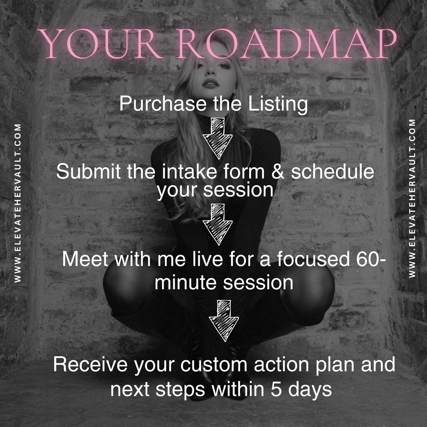 coaching session for m digital products business. www.elevatehervault.com