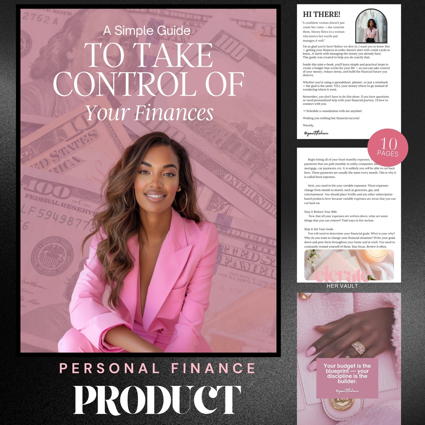 budgeting guide, personal finance tool, money mindset, financial planning, strategic budgeting tips, money tips for clients, finance template, budgeting resource, money coaching resource, financial literacy guide, www.elevatehervault.com