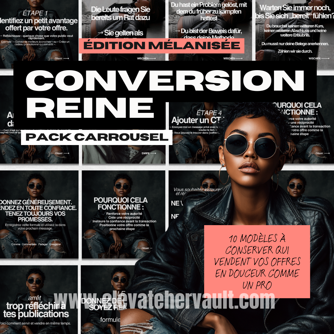Collage of promotional images with text and a person wearing sunglasses.