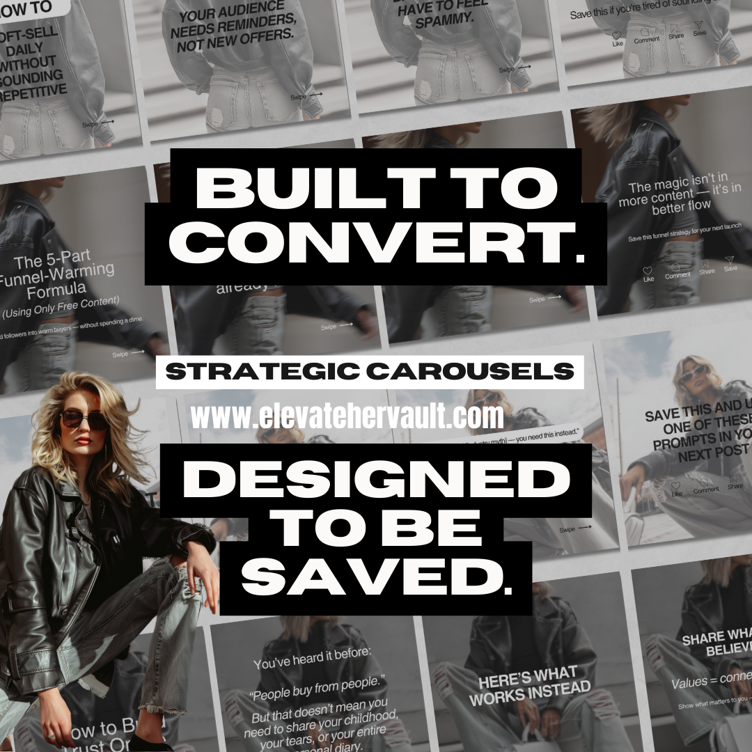 Faceless Digital Marketing Carousel Posts MRR PLR Canva Templates Resell Rights Social Media Faceless Instagram Marketing