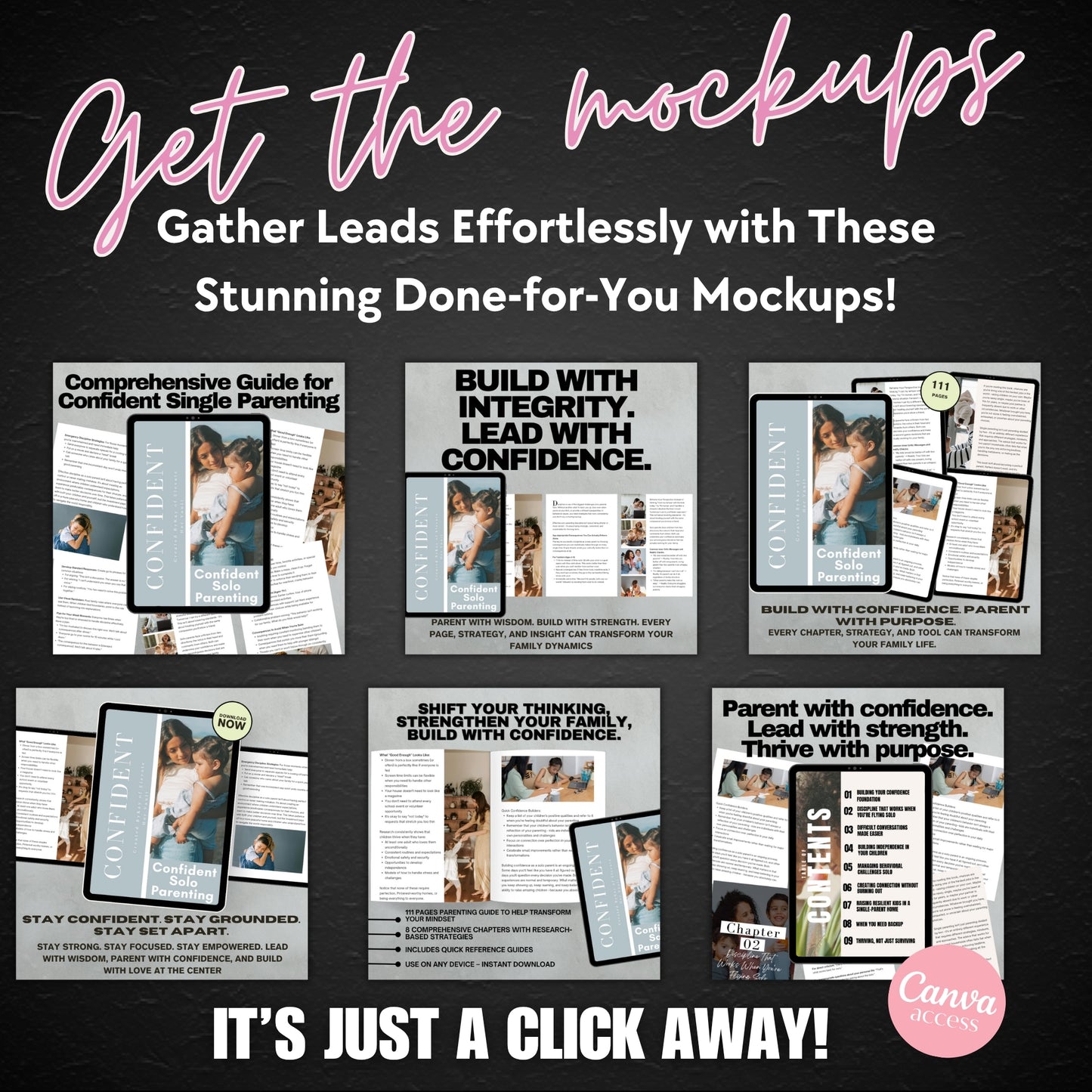 parenting PLR guide, professional ebook for resale, single mom content kit, business resource for coaches, solo parent planner, done-for-you parenting system, family-centered brand product, parenting niche PLR, elevatehervault Canva template, coaching digital product, www.elevatehervault.com