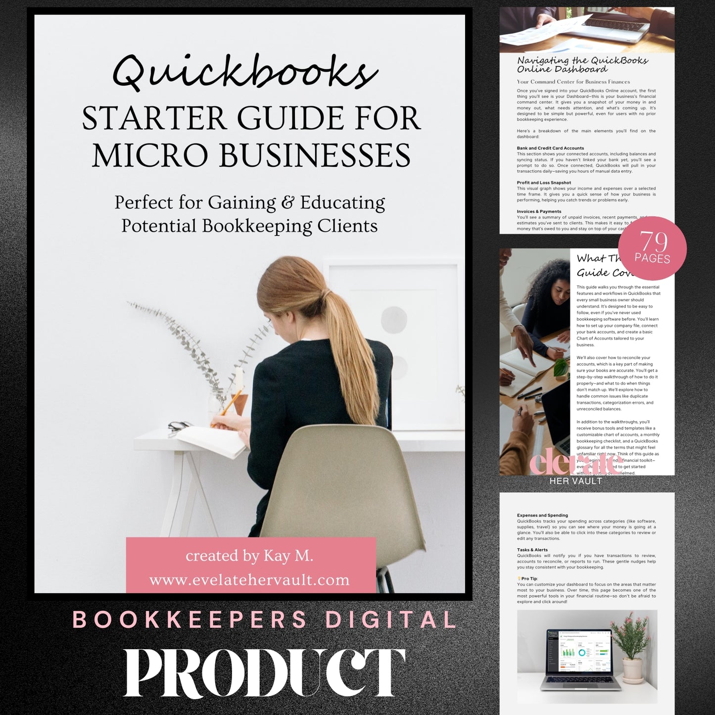 private label rights ebook, resellable finance product, PLR for bookkeepers, editable ebook PLR, Canva PLR template, white label digital product, financial PLR, monetize education, sell your own ebook, finance business PLR, www.elevatehervault.com