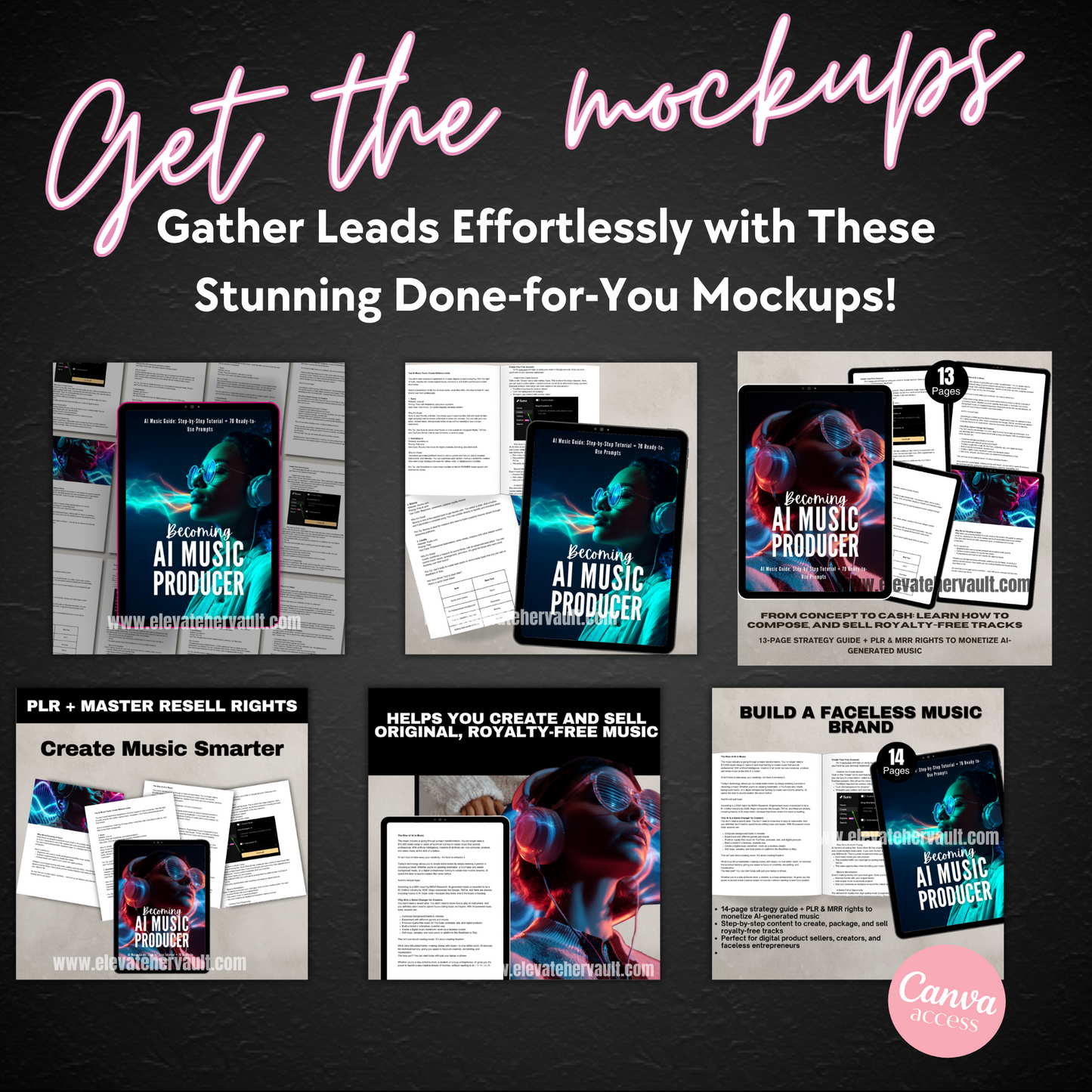 Learn How To Become an AI Music Producer – 13-Page Guide with PLR + MRR Rights