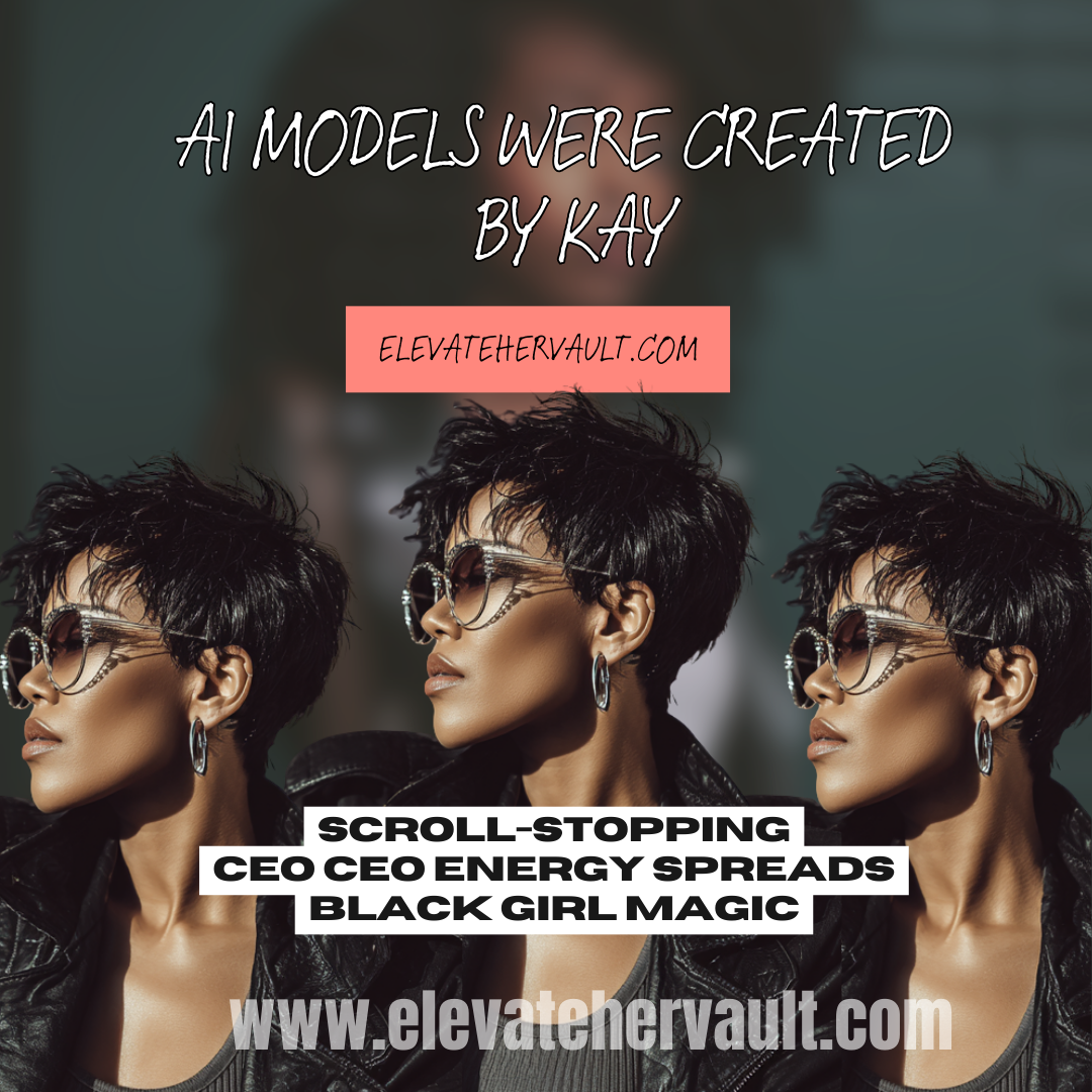 Three women with sunglasses and a promotional text overlay for Elevate Hervault.