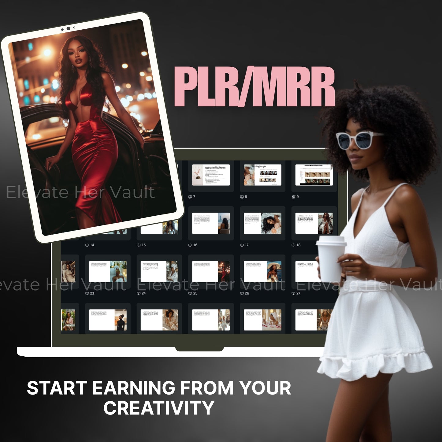 Stylish black women visuals with elegance and ease, content prompts for cultural beauty brands, black girl luxury AI image toolkit, upscale digital visuals for confident brand presence, style-forward branding prompts for women of color
www.elevatehervault.com