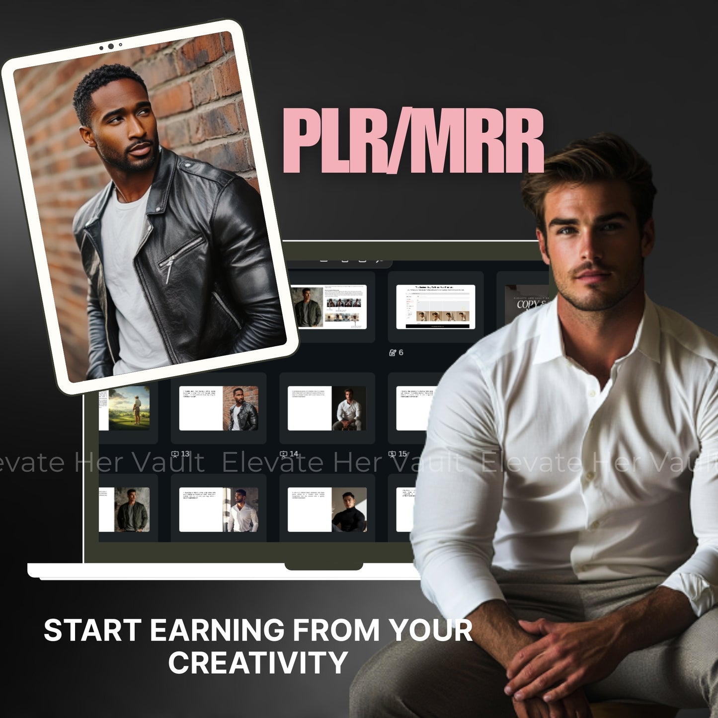 Resell masculine MidJourney prompts with PLR, digital income through branded male visuals, full rights included for resale or rebranding, done-for-you product to sell or use, create & flip elegant AI prompts into income, passive income bundle for men’s digital content
www.elevatehervault.com