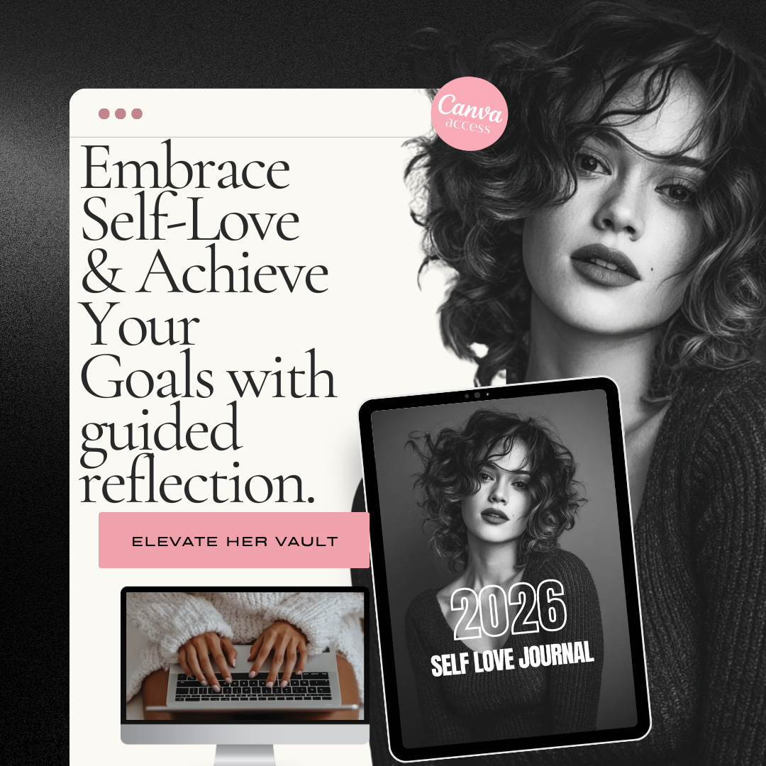 Done-for-You Self-Love Journal – Editable Canva Workbook with PLR + MRR