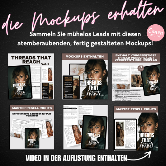 Threads That Reach Vol. 2 Mockups in German