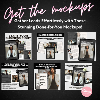 Get the mockups bundle promo with product staging templates and ebook customization kit – www.elevatehervault.com