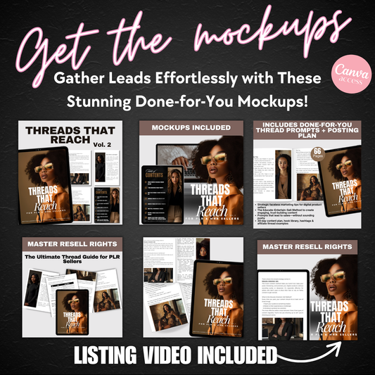 Threads That Reach Vol. 2 Mockups Melanated Edition