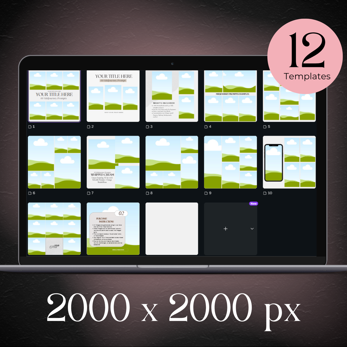 Midjourney mockup example showing professional product transformation – www.elevatehervault.com