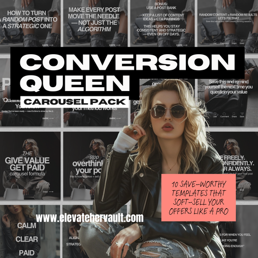 Faceless Digital Marketing Carousel Posts MRR PLR Canva Templates Resell Rights Social Media Faceless Instagram Marketing