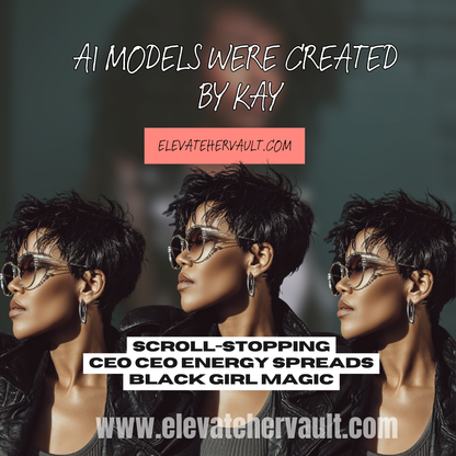 Three women with sunglasses and a promotional text overlay for Elevate Hervault.