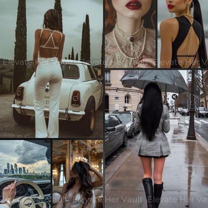 Create visuals with luxury vehicles and designer fashion, MidJourney image prompts with opulent detail, high-end AI visuals for content creators, sell luxury digital products online, elegant AI prompt bundle with resale rights, upscale branding toolkit for influencers, content kit for sleek product visuals
www.elevatehervault.com