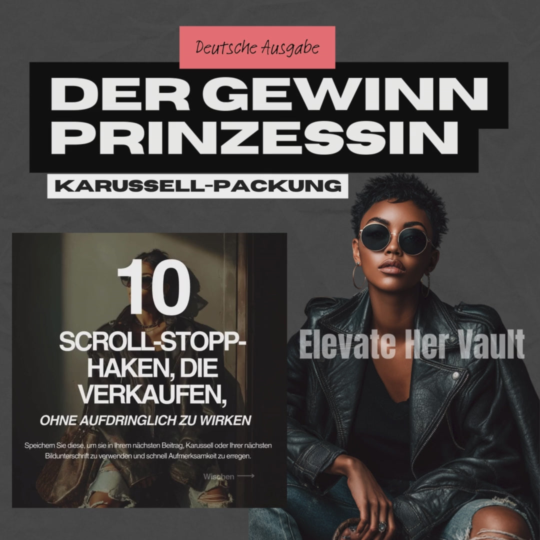 Instagram Carsousel Posts Afro German Edition  www.elevatehervault.com