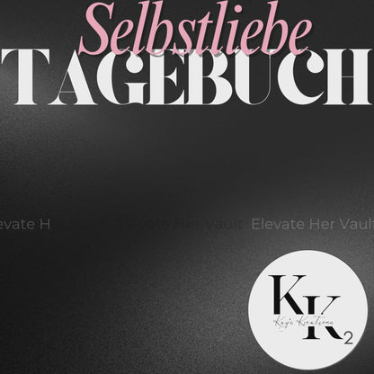Selbstliebe Tagebuch 2026 | In Canva bearbeitbar | PLR + MRR-Lizenzen Self Love Afro German Edition