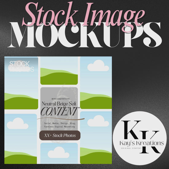 Canva stock mockups examples with editable image frames and styled layout for personal use – www.elevatehervault.com
