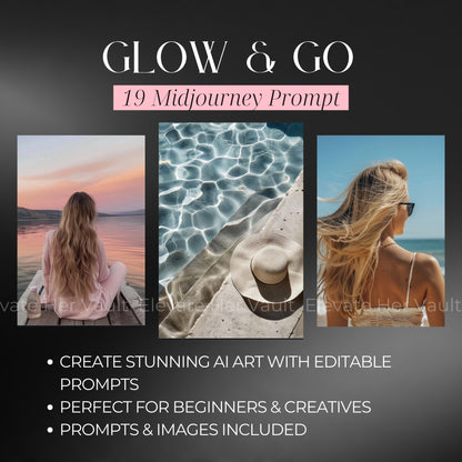 Create glowing AI visuals with editable prompts, beginner-friendly MidJourney guide for sunny aesthetics, easy-to-use toolkit for content creators, sun-drenched style AI image prompts, ideal for lifestyle and travel bloggers, natural beauty captured with prompt-based AI, build a digital content brand with ease, plug-and-play MidJourney prompts, radiant visuals with no design background needed
www.elevatehervault.com